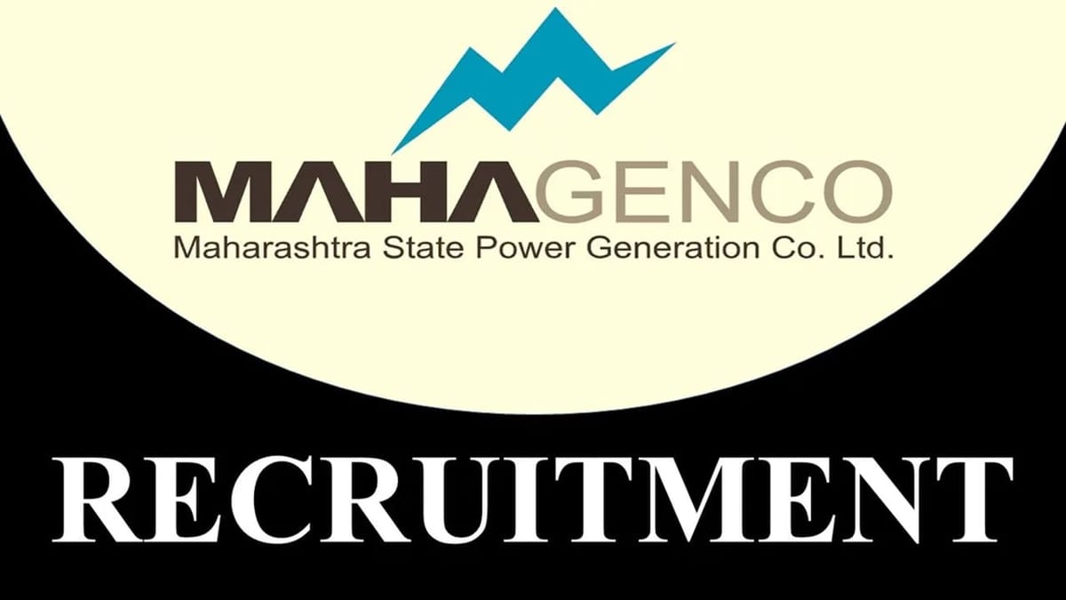 MAHAGENCO Recruitment 2023: Monthly Salary upto 215675, Check Posts, Qualifications and Other Important Details