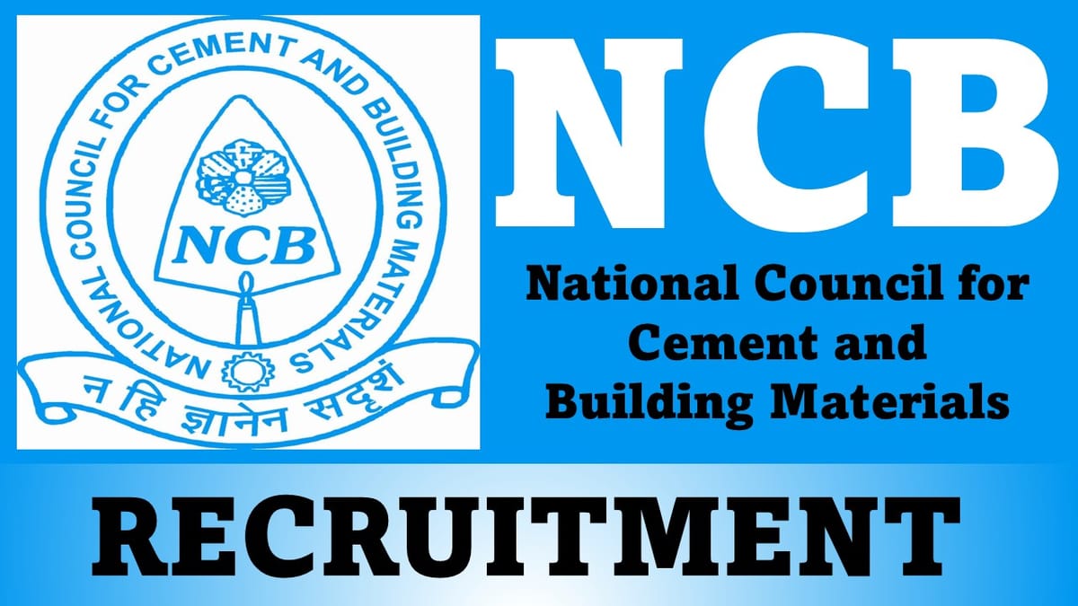 NCB Recruitment 2023: Vacancies 20, Check Posts, Qualification and How to Apply