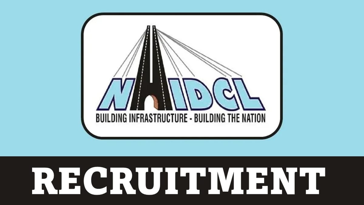 NHIDCL Recruitment 2023: 84 Vacancies, Check Posts, Qualification and How to Apply