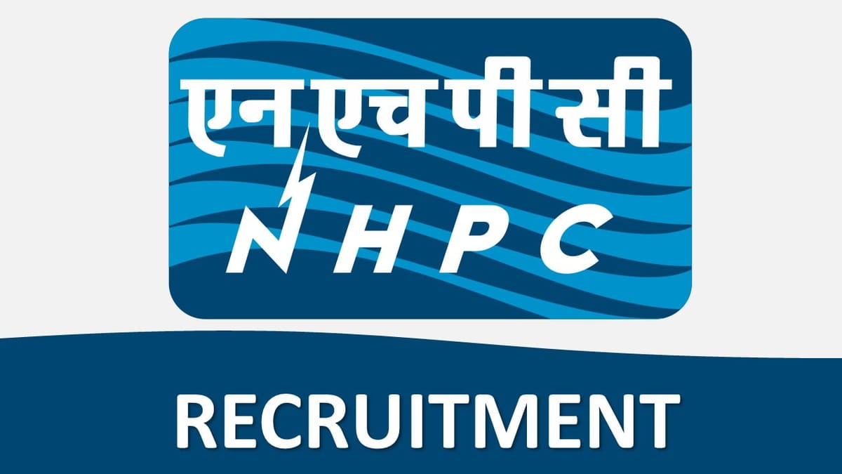 NHPC Recruitment 2023 for 11 Vacancies: Check Posts, Qualifications, and Other Details