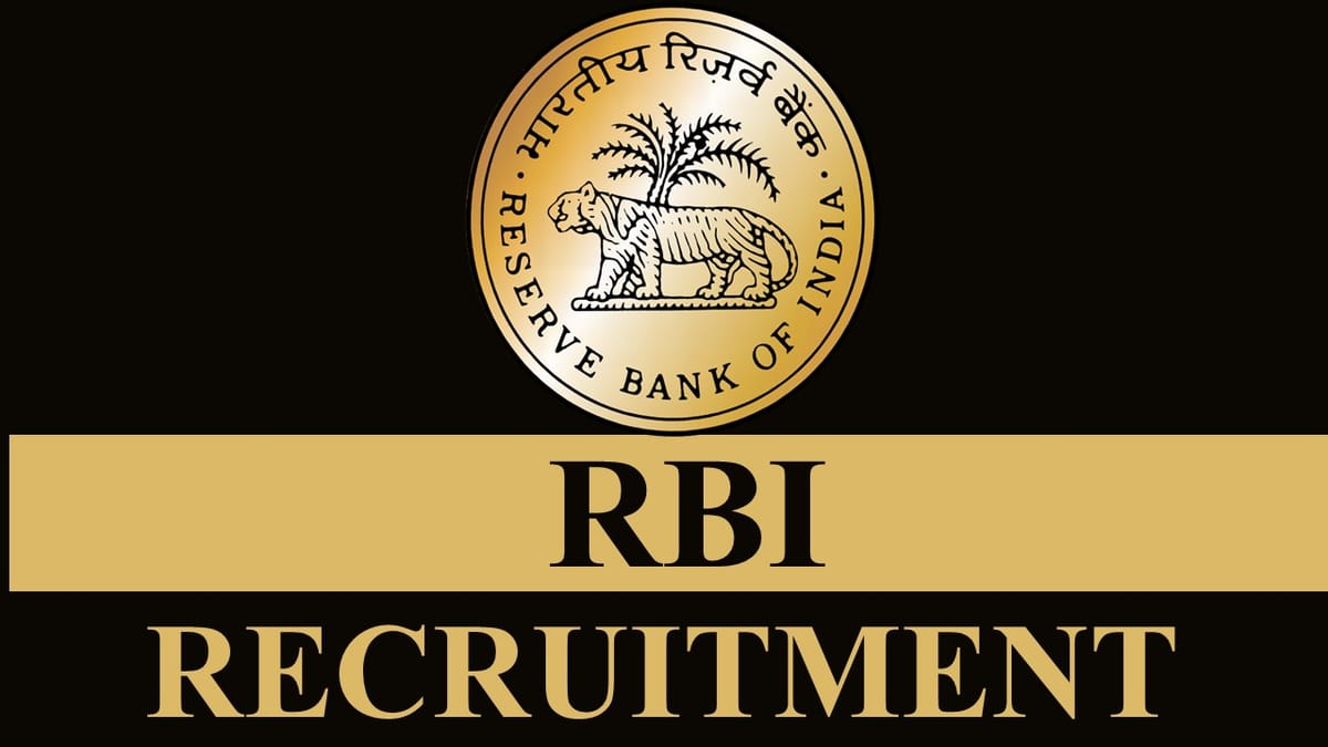 RBI Recruitment 2023: 5 Vacancies, Check Post, Eligibility, Pay Scale and Other Vital Details