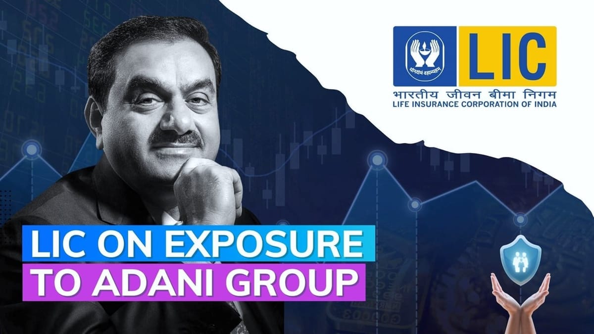 Rs. 6,182.64 Crores LIC’s Debt Exposure in Adani Group of Companies as on Date