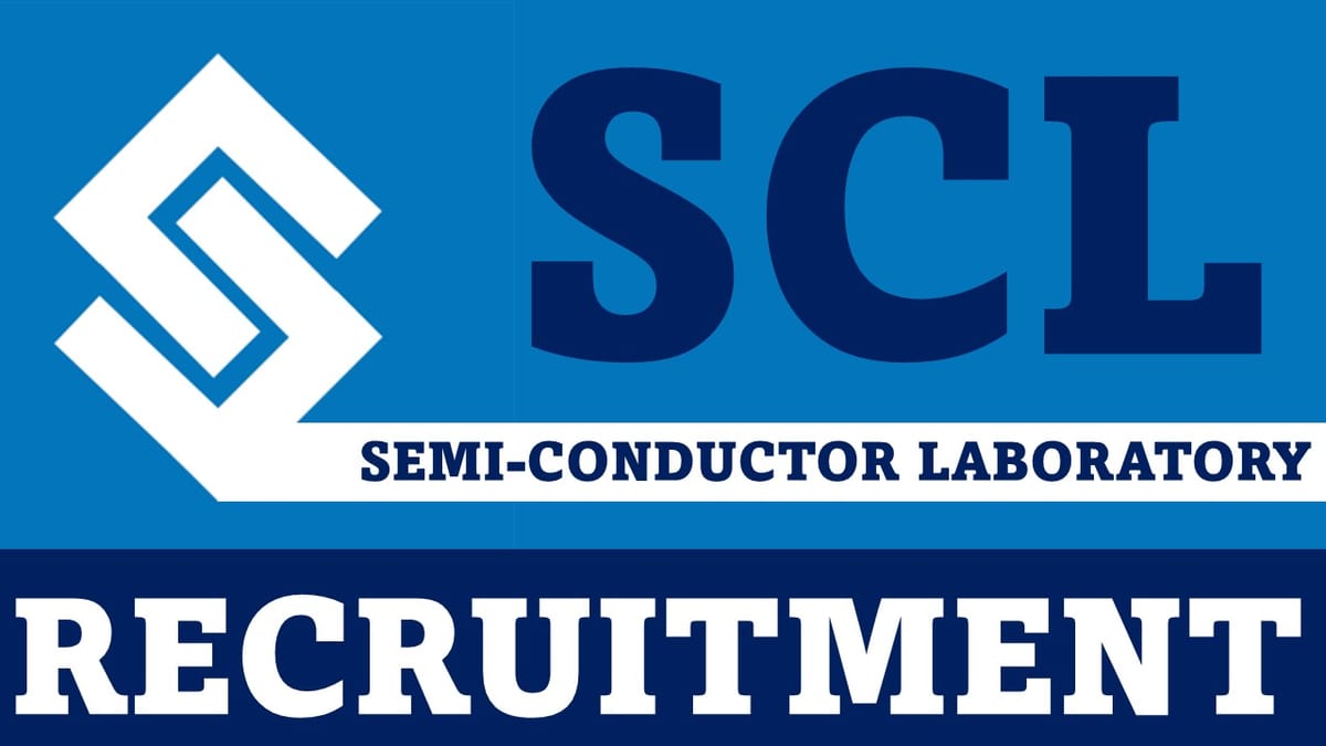 SCL Recruitment 2023: Salary up to 224200, Check Post, Qualification and How to Apply