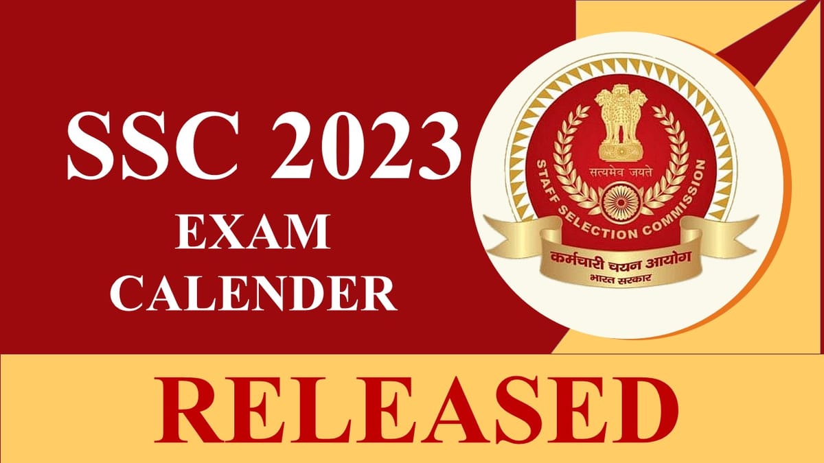 SSC Exam Schedule 2023 Released: Check Exam Dates For MTS, CHSL, CGL and Other SSC Exams.