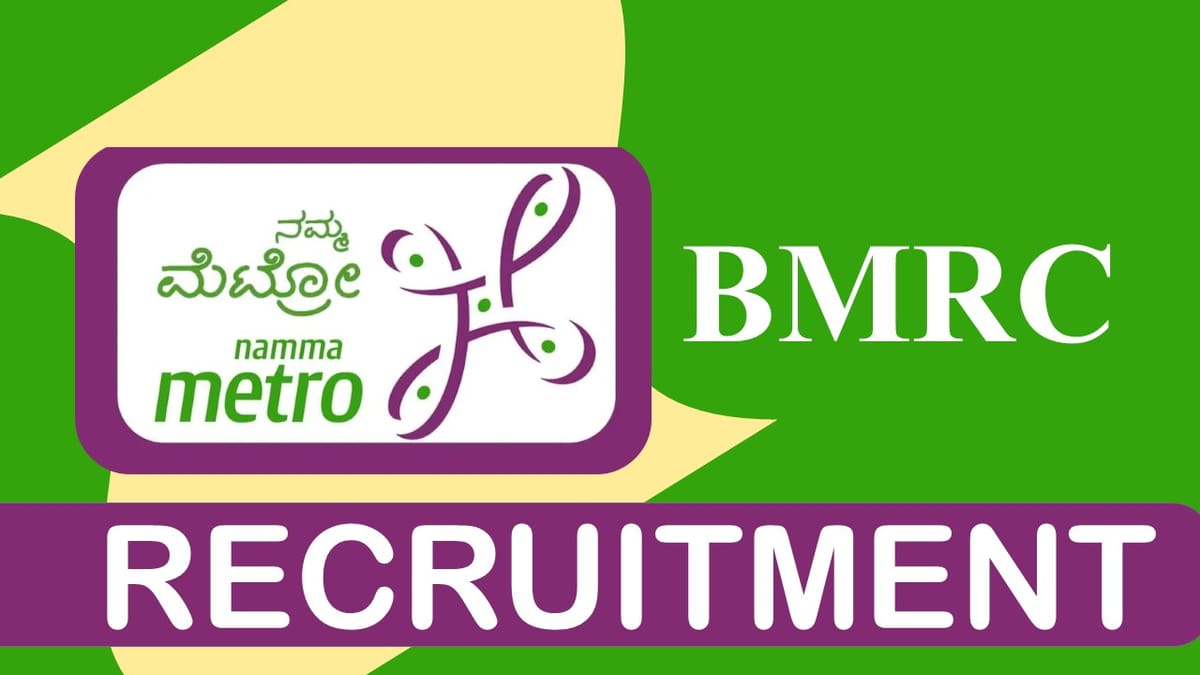 BMRC Recruitment 2023 for 68 Vacancies, Monthly Salary of 140000, Check Post, Age, Qualification, How to Apply
