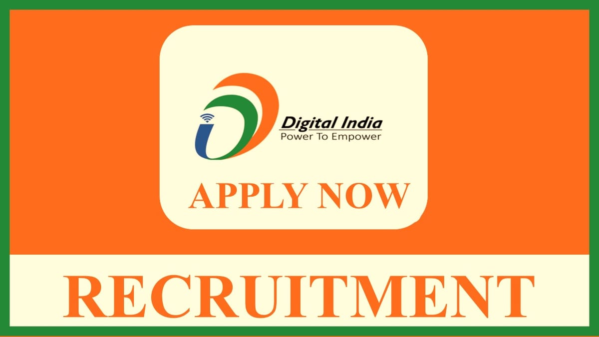 Digital India Corporation Recruitment 2023: Check Post, Eligibility, Apply Before 3rd April