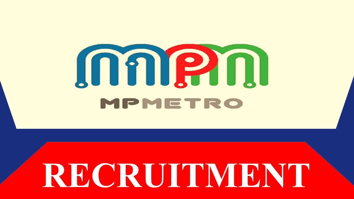 MPMRCL Recruitment 2023: Monthly Salary up to 2.80 Lac, Check Post, Eligibility and How to Apply