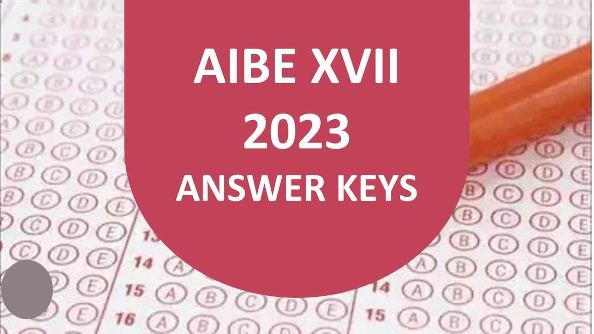 AIBE XVII 2023: Revised Answer Key Published, Get Direct Link to Download Answer Key