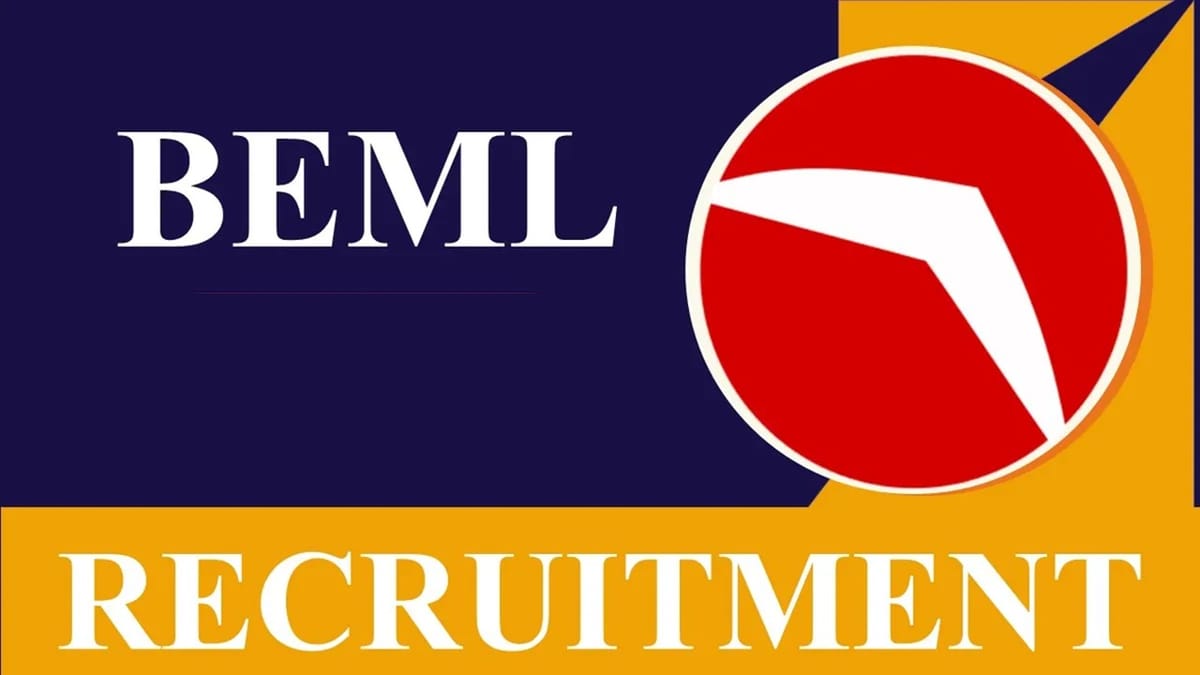 BEML Recruitment 2023: Salary up to 24 Lakhs, Check Post, Age, Qualification, and Other Details