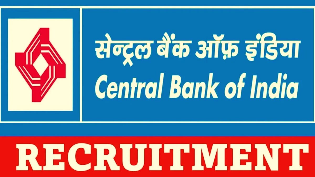Central Bank of India Recruitment 2023: Check Post, Eligibility, and Other Vital  Details