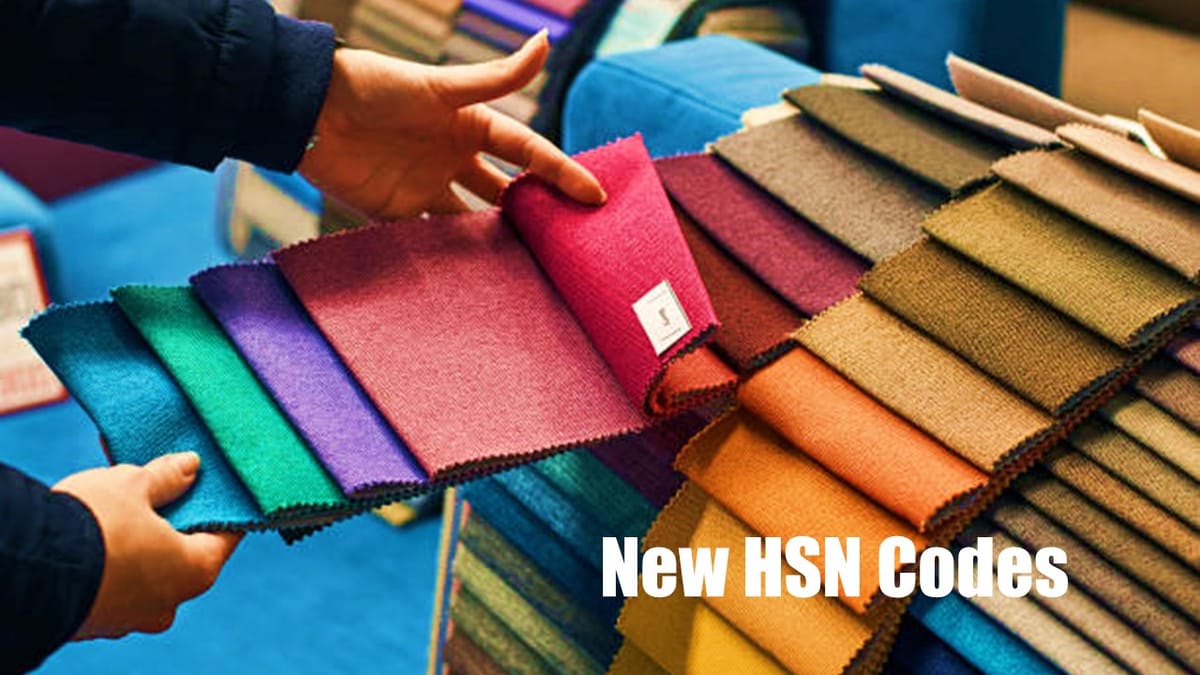 DGFT Notifies New HSN Codes for Technical Textiles Items