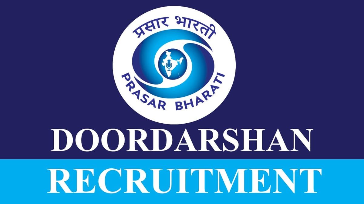 Prasar Bharati Recruitment 2023: Check Posts, Age, Qualification, Salary and Other Vital Details
