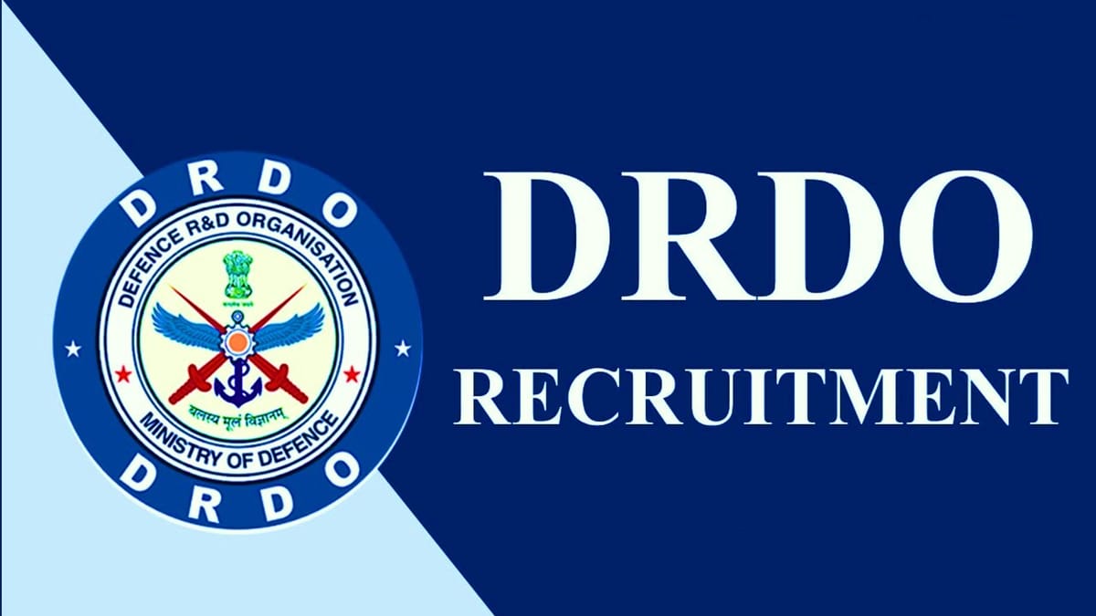 DRDO Recruitment 2023: Monthly Salary upto 40000, Check Post, Qualification, and How to Apply