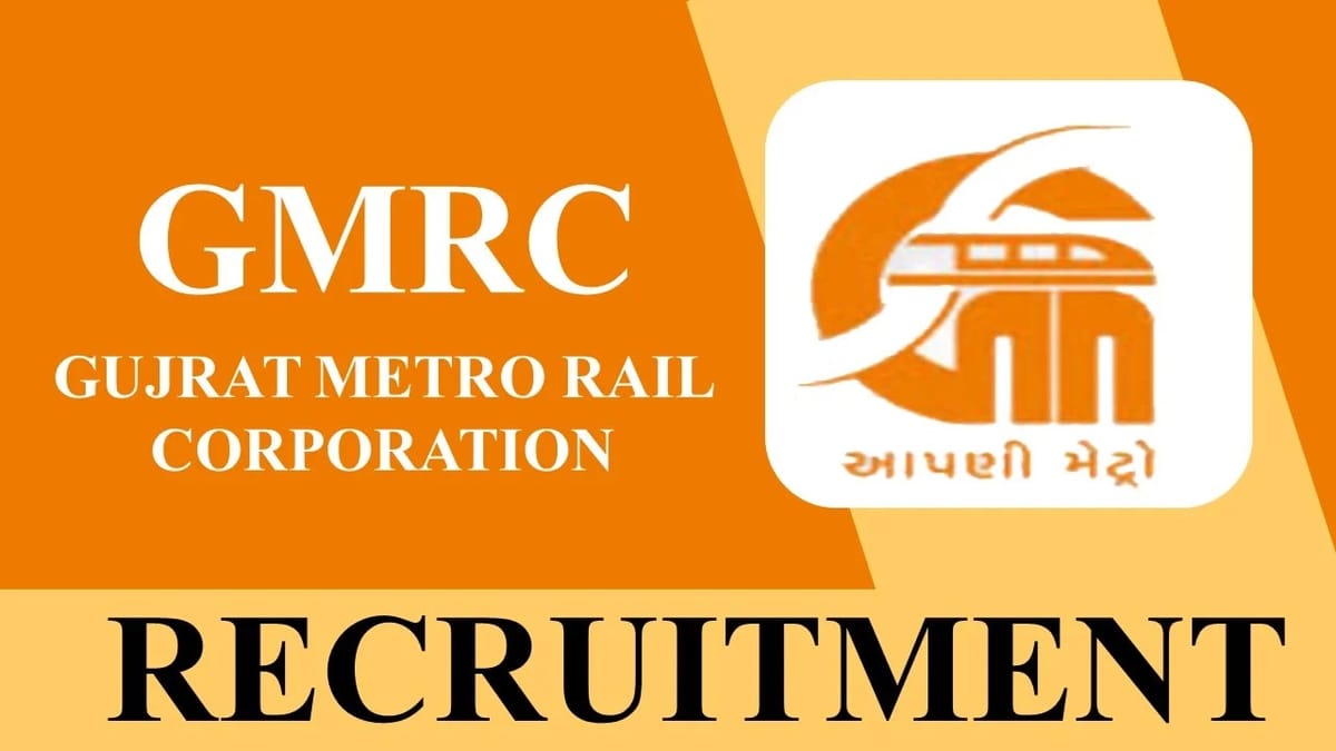 GMRC Recruitment 2023: 17 Vacancies, Monthly Salary upto 280000, Check Post, Dates, Eligibility and Other Details