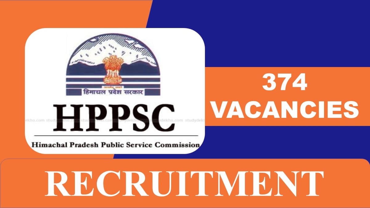 HPPCS Recruitment 2023: 370+ vacancies, Check post, Eligibility and Other Vital Details