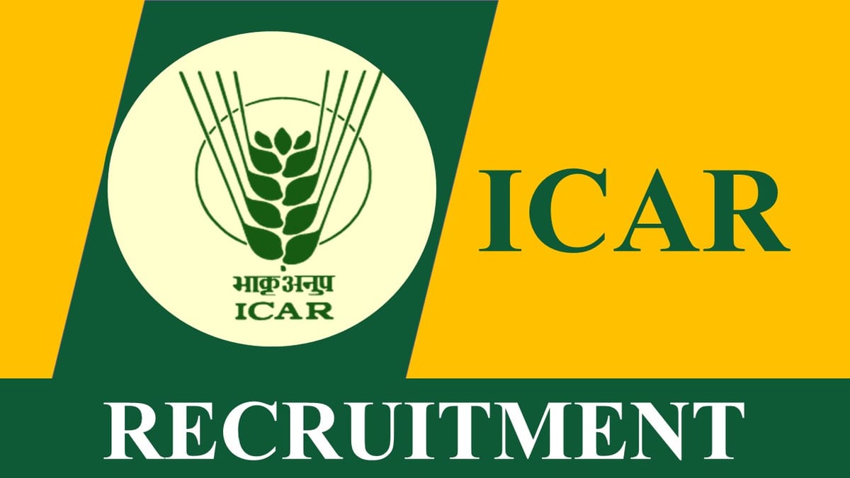 ICAR-IIMR Recruitment 2023: Check Post, Qualification and How to Apply