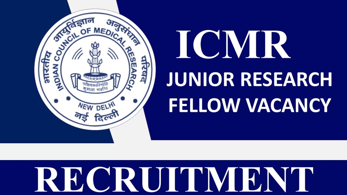 ICMR Recruitment 2023: Check Posts, Age, Salary, Qualification and How to Apply