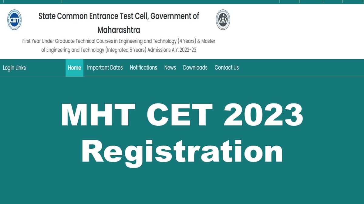 MHT CET Registration 2023: Closing in Two Days, Get Direct Link to Apply Fast, Know How to Apply