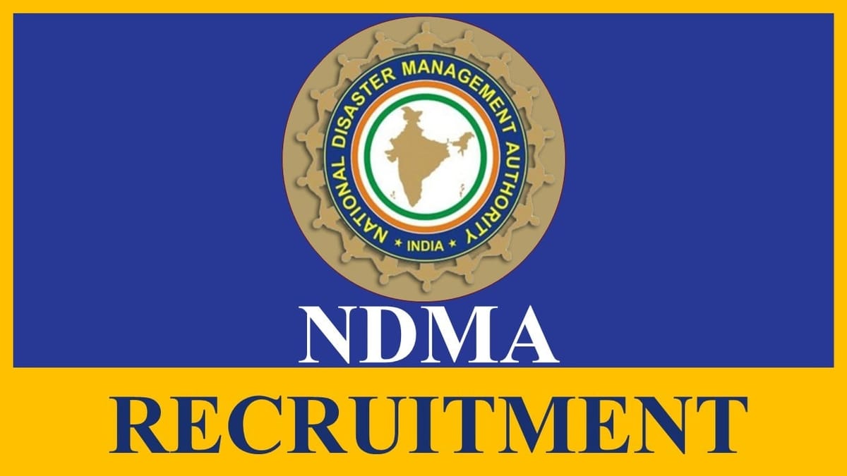 NDMA Recruitment 2023: Monthly Salary Upto 208700, Check Posts, Experience, Qualifications, and Other Details