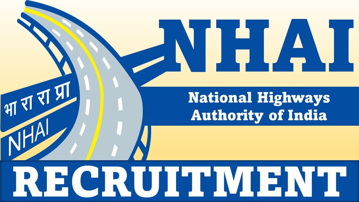 NHAI Recruitment 2023 for 40+ Vacancies: Check Posts, Qualification, Salary and Other Details
