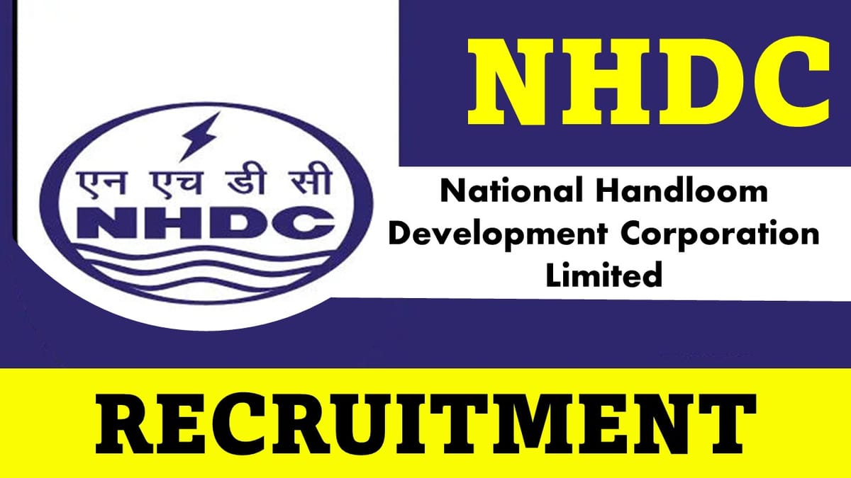 NHDC Recruitment 2023: Check Posts, Qualification and How to Apply
