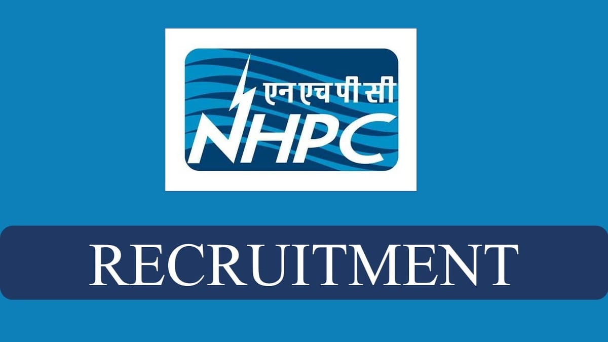 NHPC Recruitment 2023 for 45 vacancies Check Post, Qualification, and