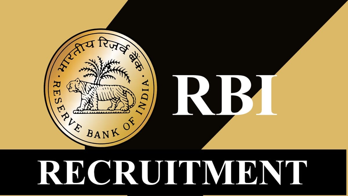 Reserve Bank of India Recruitment 2023: Check Post, Qualification and Other Details