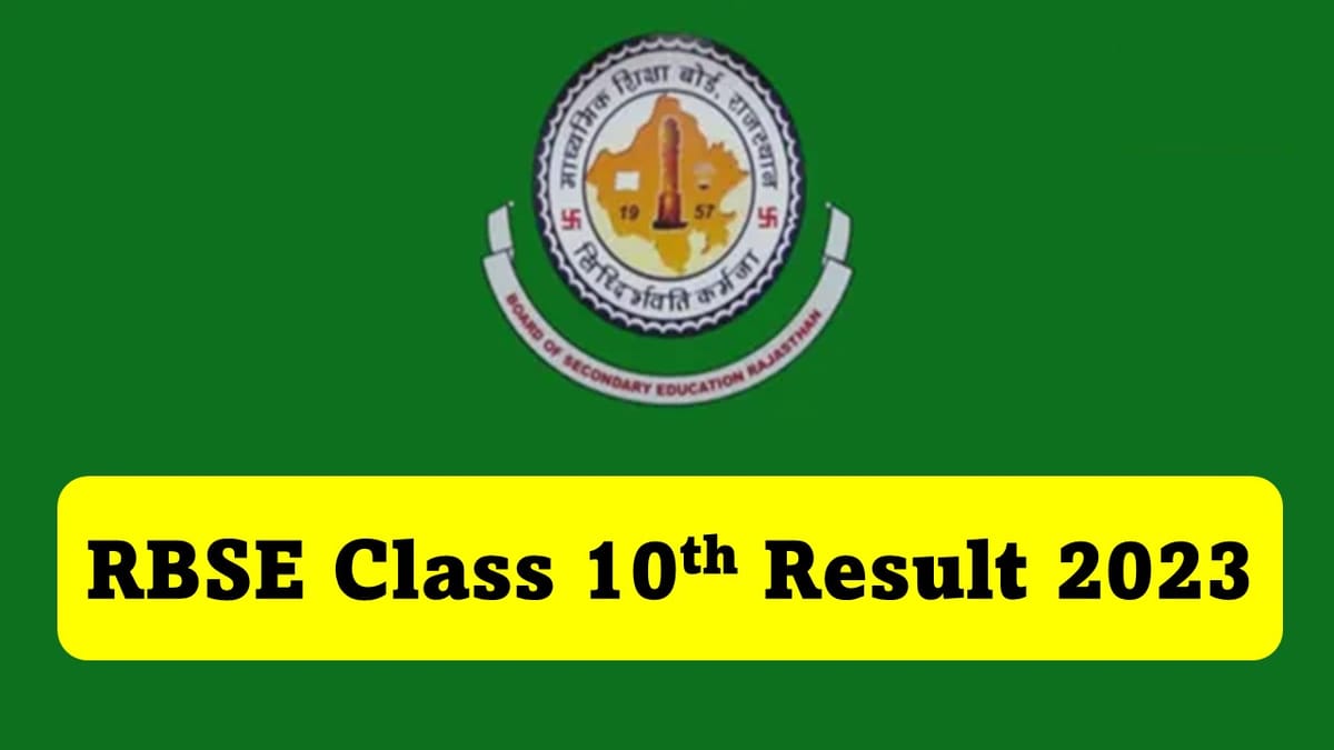 RBSE Class 10th Result 2023: Check Rajasthan Board 10th Result Date, Other Details, Get Link for Result