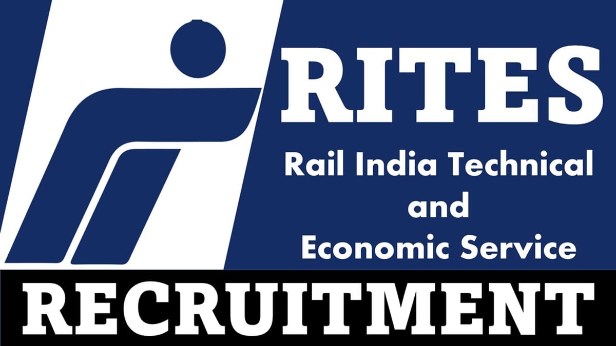RITES Recruitment 2023 for 41 vacancies: Check Posts, Age, and How to Apply