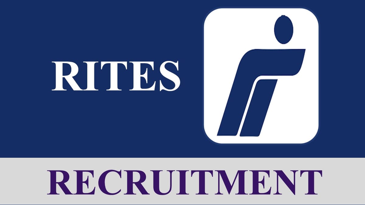 RITES Recruitment 2023: Check Posts, Eligibility, Monthly Remuneration, Application Process
