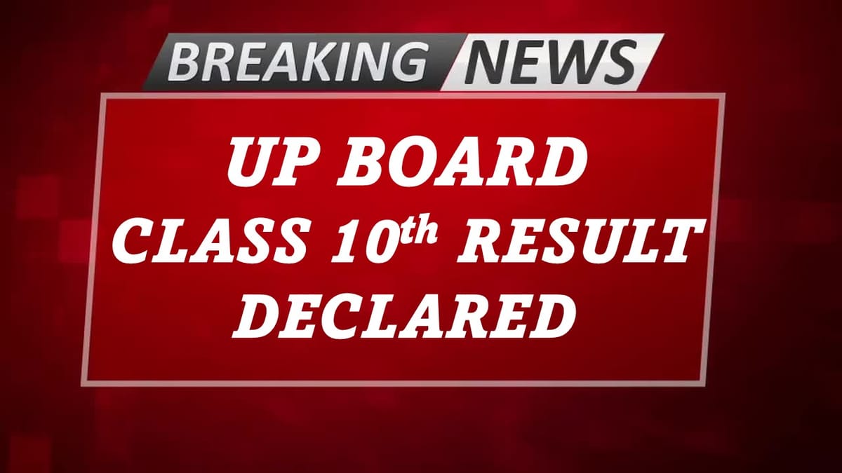 UP Board Class 10th Result 2023 Declared: Direct Link to View Result, Check How to Download