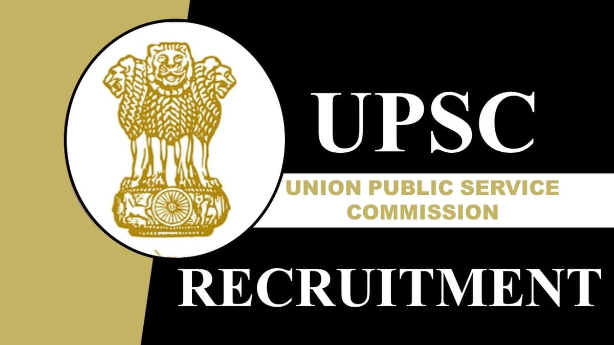 UPSC Reccruitment 2023: Monthly Salary upto 112400, Check Posts, Eligibility, Dates and Other Details