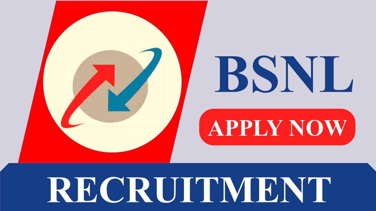 BSNL Recruitment 2023: 40 Vacancies, Check Posts, Age, Qualification and How to Apply