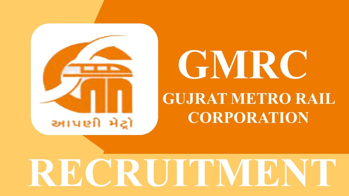 GMRC Recruitment 2023: 17 Vacancies, Monthly Salary up to 280000, Check Post, Eligibility and How to Apply