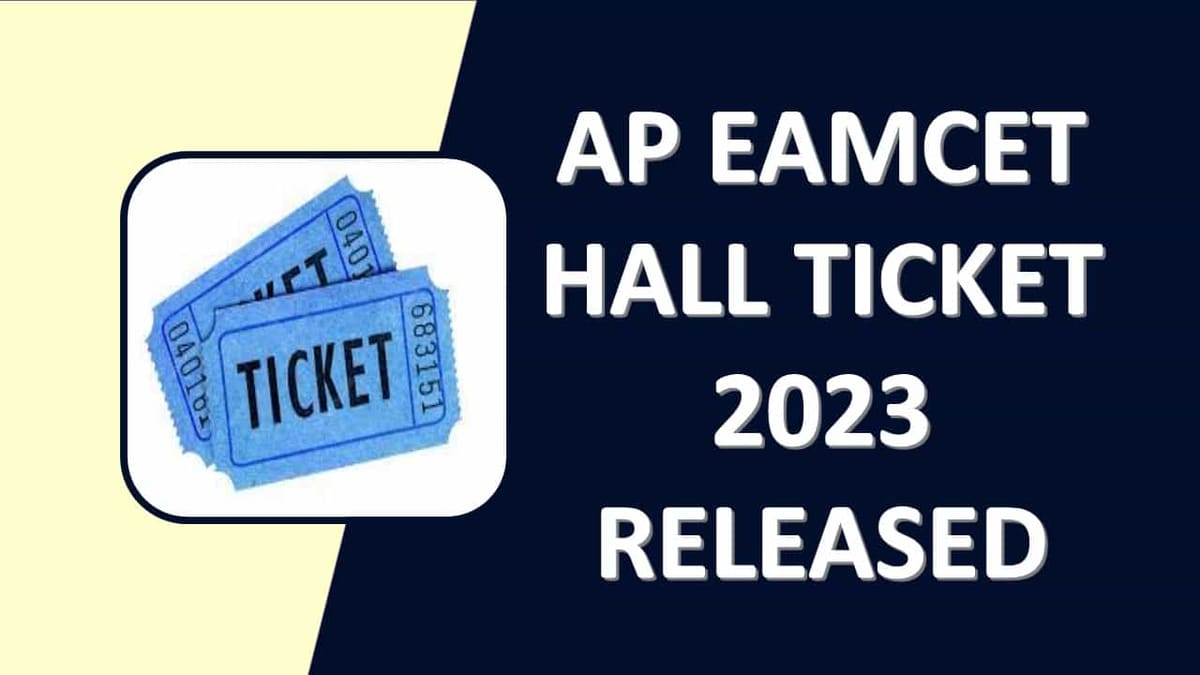 AP EAMCET Hall Ticket 2023 Released Today: Check Exam Dates, Know How To Download, Get Direct Link
