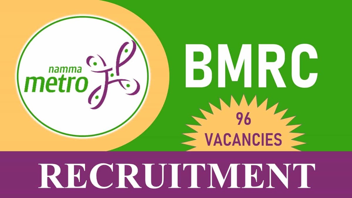 BMRC Recruitment 2023 for 96 Vacancies: Check Post, Qualification and Other Details