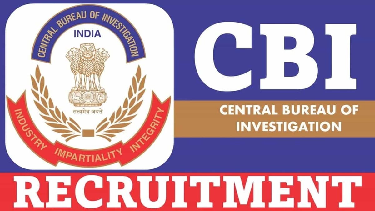 CBI Recruitment 2023: Notification Out For Law Internship Check Vacancies, Age, Eligibility, Salary and How to Apply