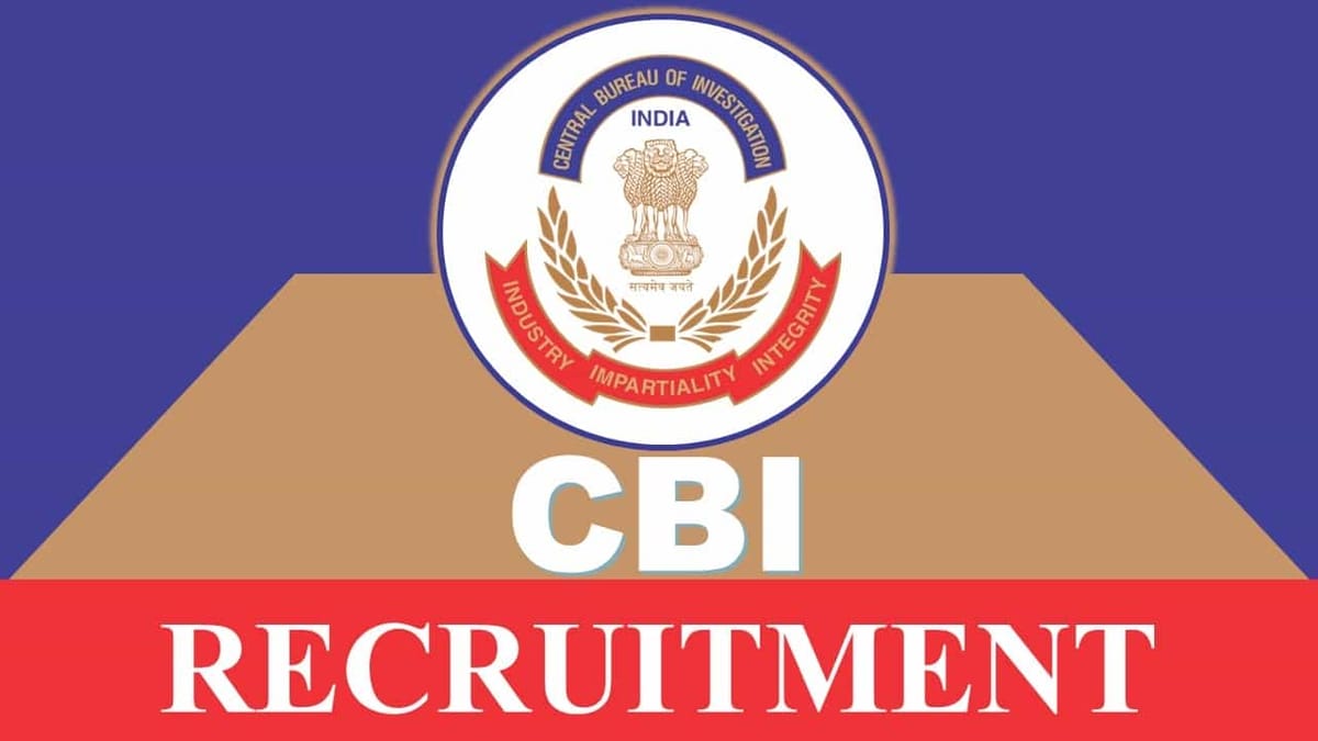 CBI Recruitment 2023: Check Vacancies, Eligibility, and Other Vital Details