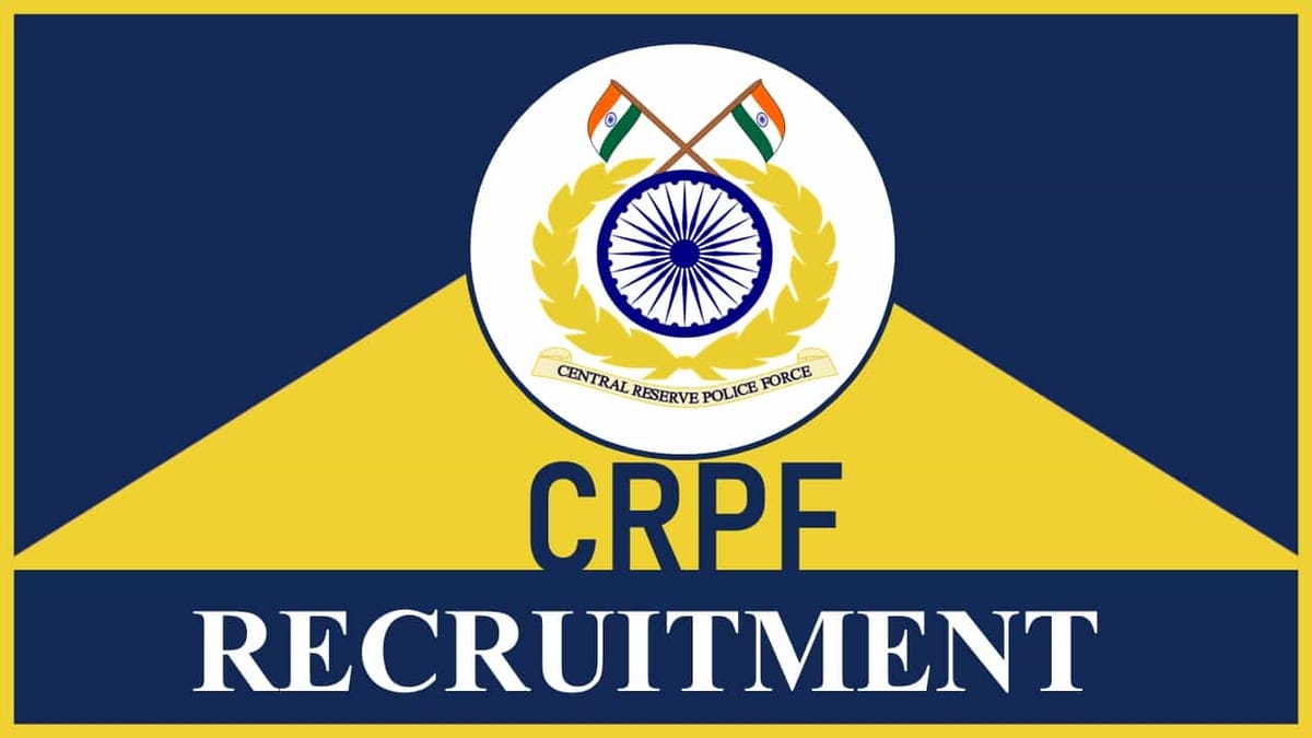 CRPF Recruitment 2023 for Physiotherapist: Check Vacancy, Eligibility, Salary and Walk-In Interview