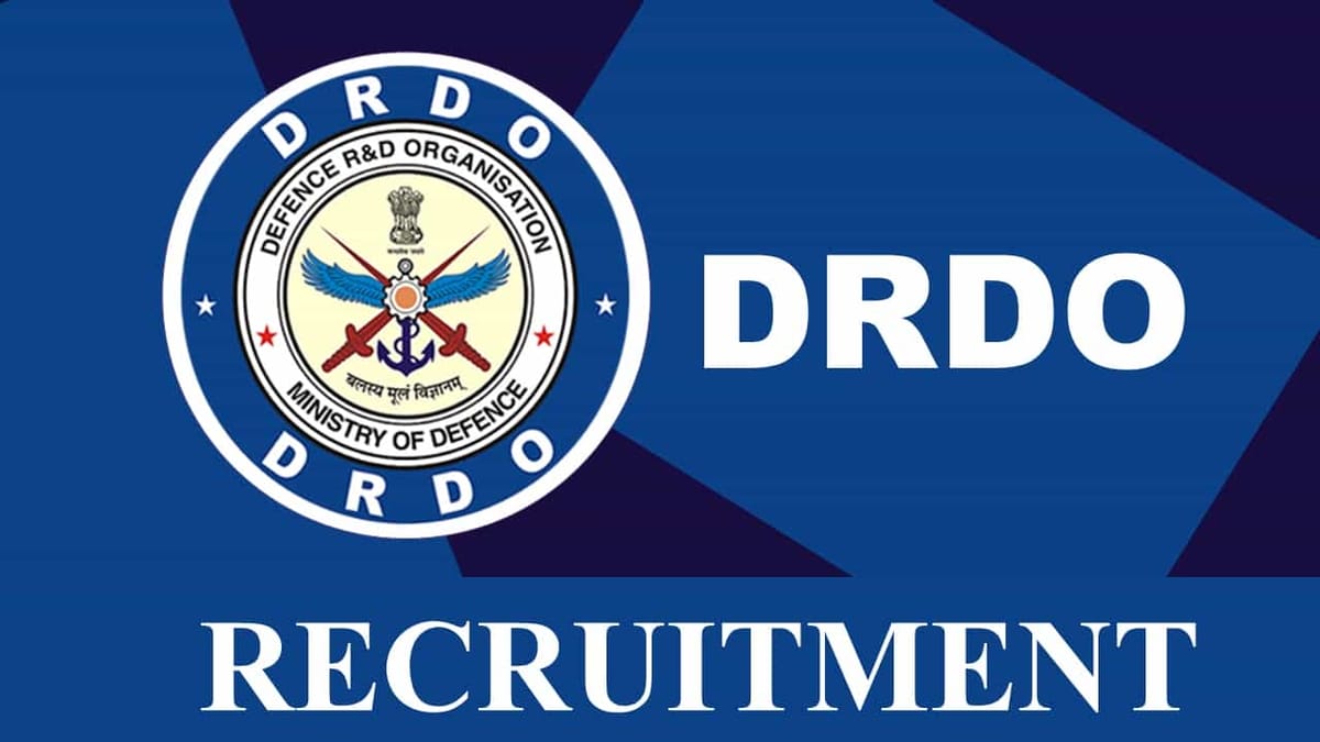 DRDO Recruitment 2023: Check Post, Eligibility, Pay Scale and Other Details