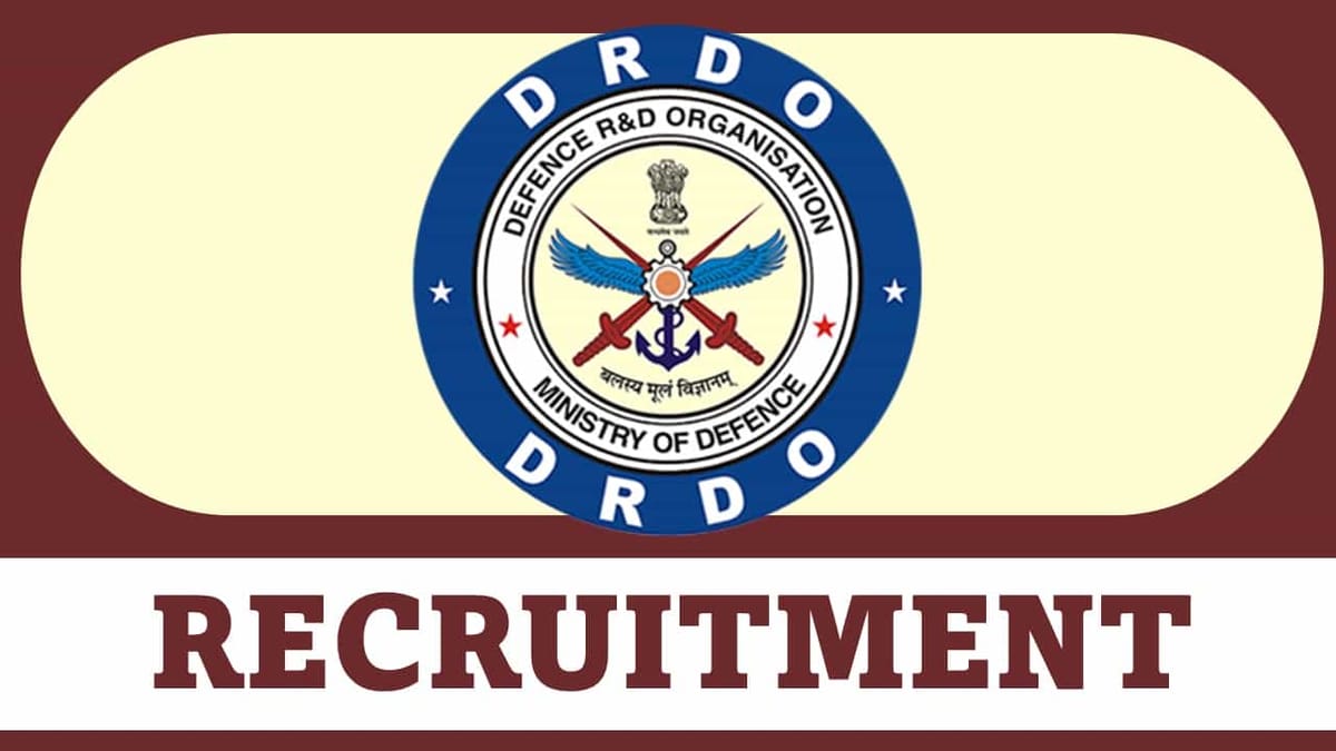 DRDO Recruitment 2023: Check Post, Qualification, and Other Vital Details