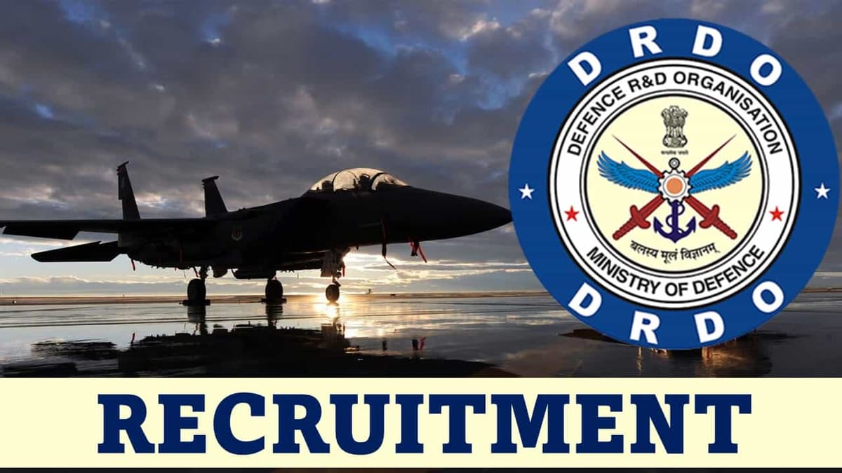 DRDO Recruitment 2023: Monthly Pay Upto 210000, Check Post, Age, Qualification and How to Apply