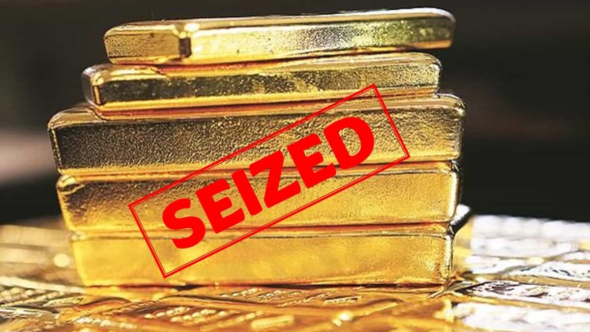 Income Tax and RPF Department seized Gold worth Rs.1.25 crore from Two Passengers