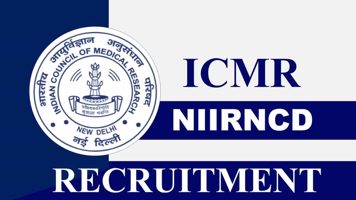 ICMR Recruitment 2023: Monthly Salary up to 100000, Check Vacancies, Age, Qualification and How to Apply