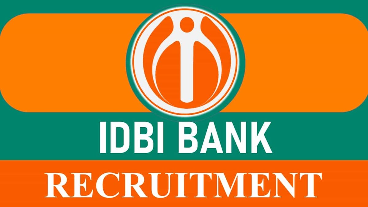 IDBI Bank Recruitment 2023: Check Vacancies, Age, Qualification, Salary and How to Apply
