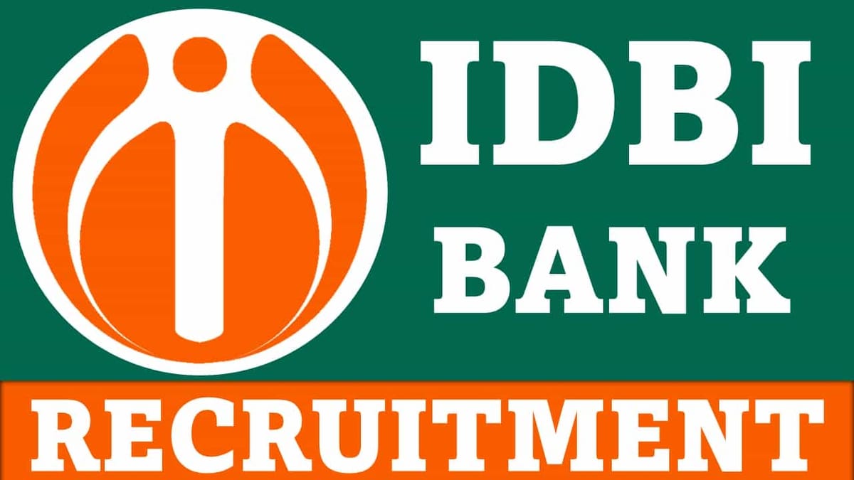 IDBI Bank Recruitment 2023 for IT Graduate: Check Post, Qualification and How to Apply