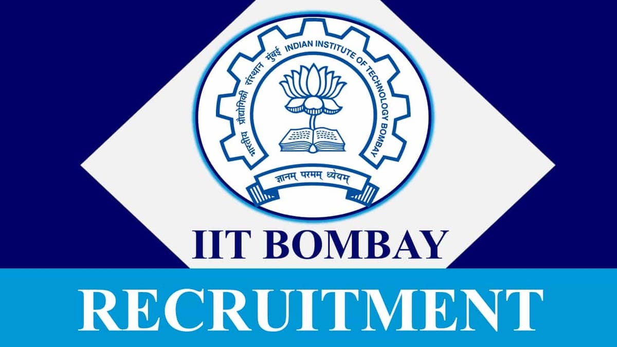 IIT Bombay Recruitment 2023 for Principal Project Associate: Check Post, Qualification and How to Apply