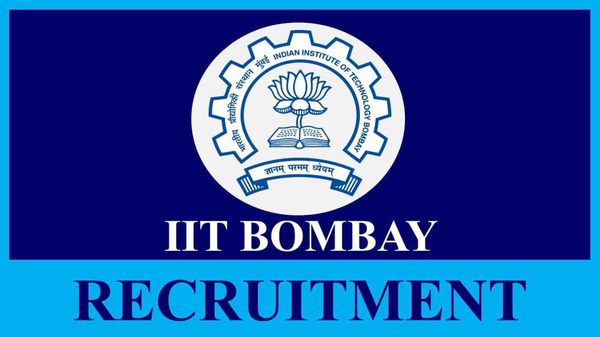 IIT Bombay Released Recruitment 2023 notification for Technical Superintendent: Check Vacancies, Qualification, How to Apply