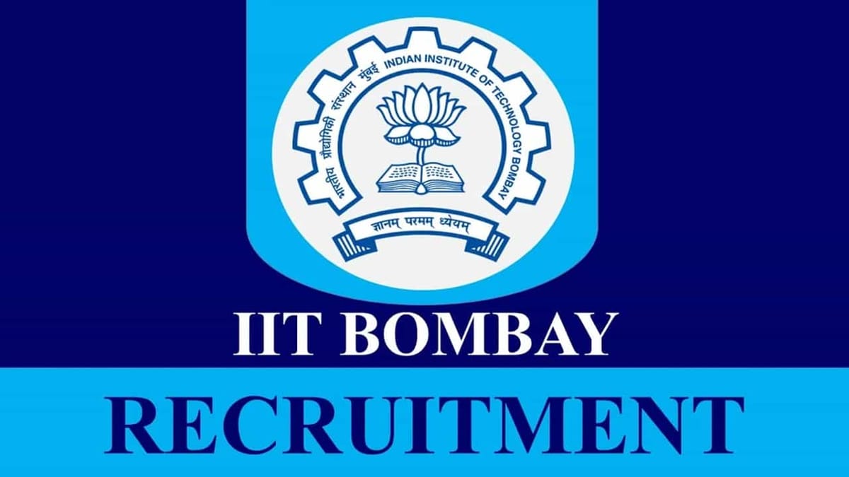 IIT Bombay Recruitment 2023 for Senior Executive: Monthly Salary upto 158400, Check Post, Eligibility, and Other Details