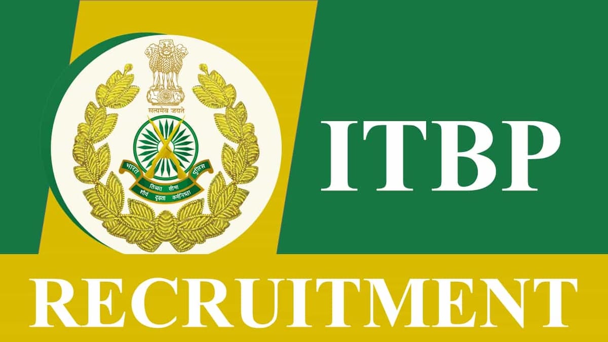ITBP Recruitment 2023: Check Post, Qualification and How to Apply